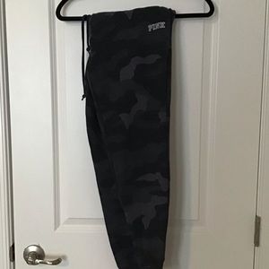 Dark Blue Camo Print Sweatpants